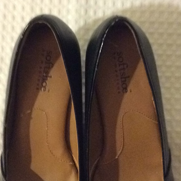 Soft shoe by Rose black low heels shoes # 6.5M - Picture 7 of 8